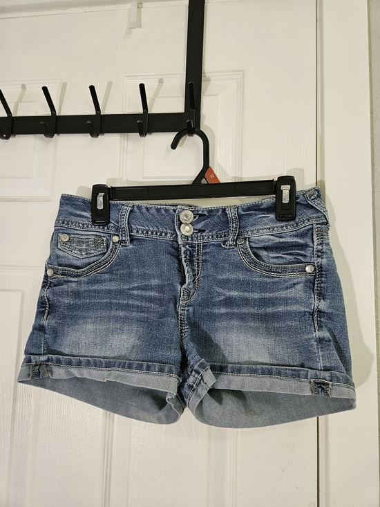 Wallflower Pants - WallFlower Junior's Jean Shorts - Blue
